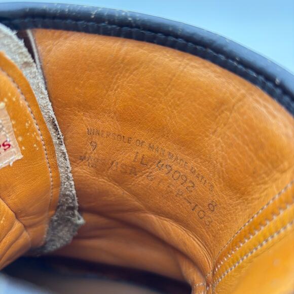 Vintage 60s Stalwarts The Year Round Boot Moc Toe Leather Hunting Boots Men\'s 9 main image 13